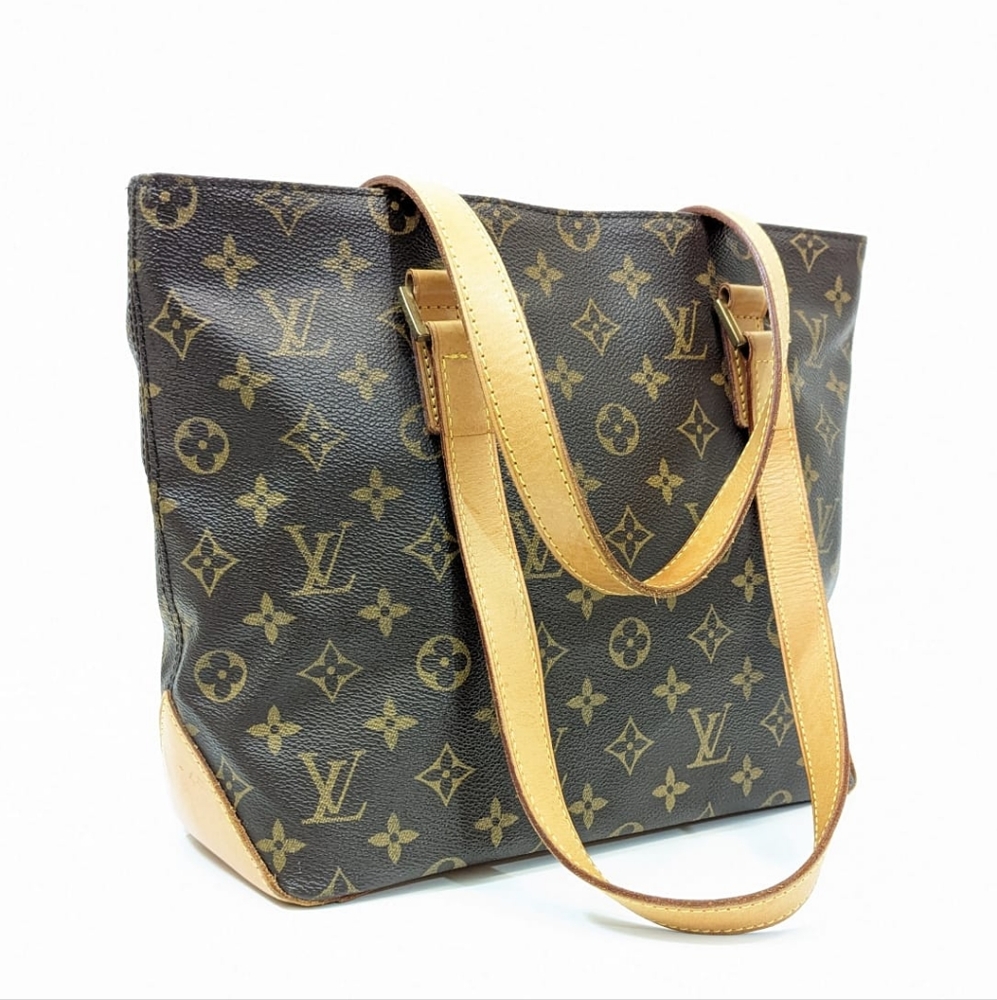 Bundle Authentic Louis Vuitton Cabas Piano monogram Tote shoulder Bag and wallet